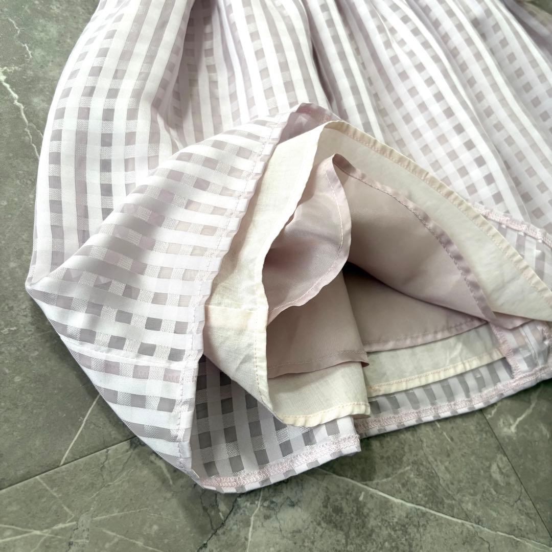 美品✨グリーンレーベルリラクシング 女の子 フォーマルスーツ 125 白/ピンク