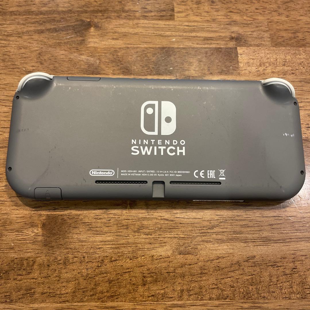Nintendo Switch Lite グレー 透明ケース付き