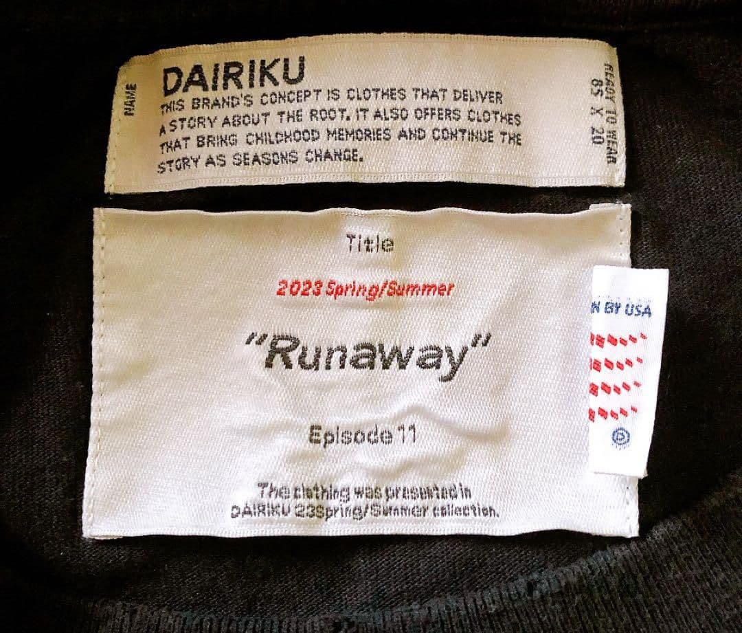 DAIRIKU NEW CINEMA ブラック ロンT