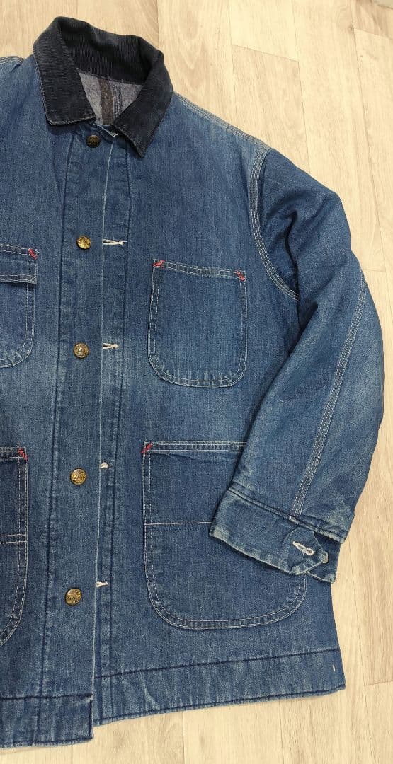 sears デニムカバーオール 裏地 70〜80's