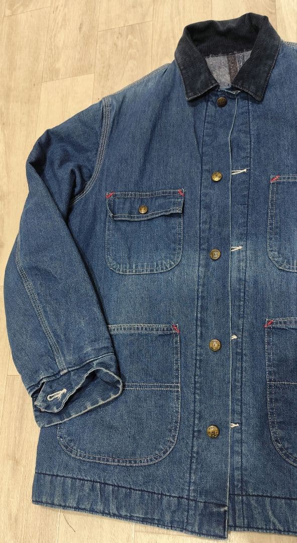 sears デニムカバーオール 裏地 70〜80's