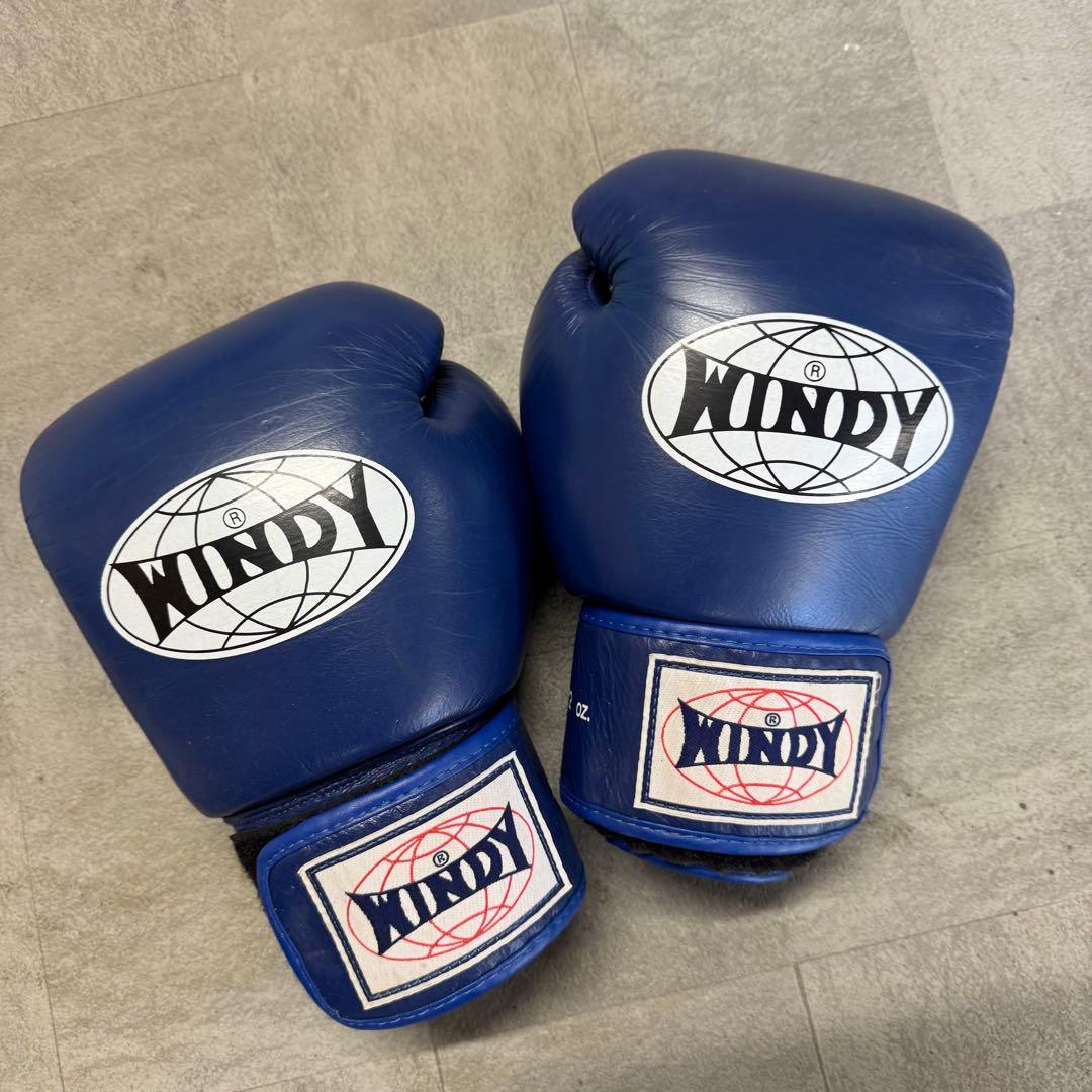 WINDY ボクシンググローブ BGVH 12 oz 青