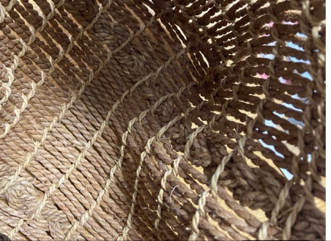 最終価格　エフスタイル　Fスタイル　シナ縄かごバッグ