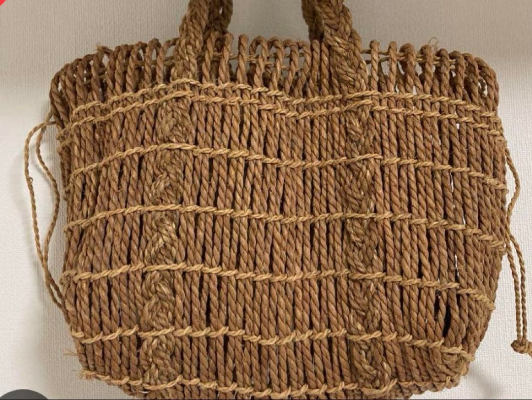 最終価格　エフスタイル　Fスタイル　シナ縄かごバッグ