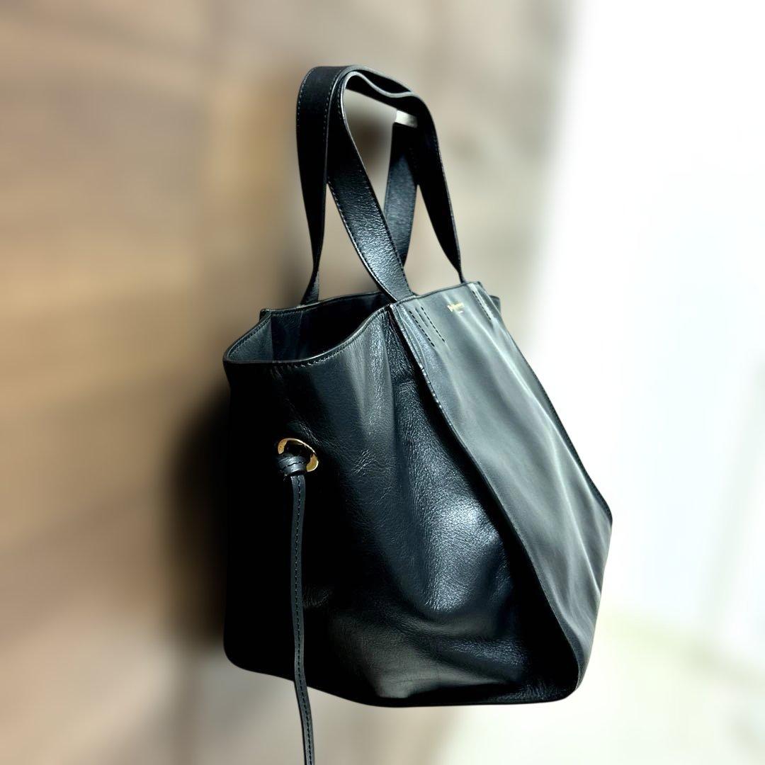 美品 J&M DAVIDSON BELLE トートバッグ 黒A4 OK 2way