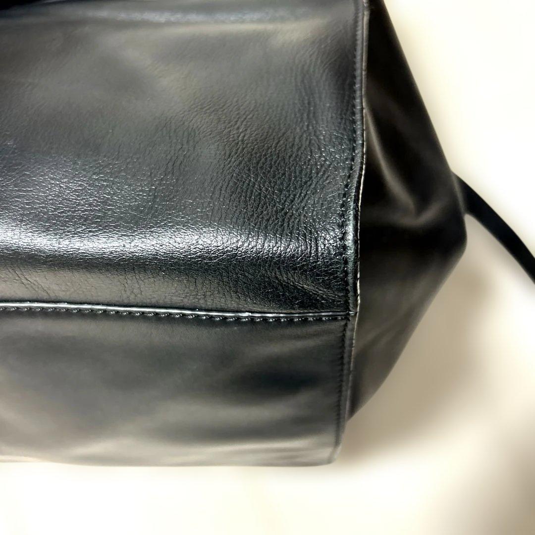 美品 J&M DAVIDSON BELLE トートバッグ 黒A4 OK 2way