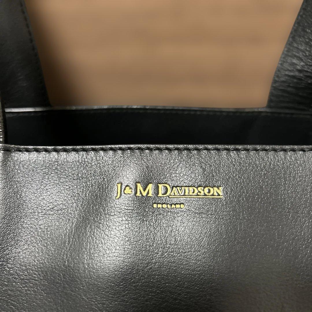 美品 J&M DAVIDSON BELLE トートバッグ 黒A4 OK 2way