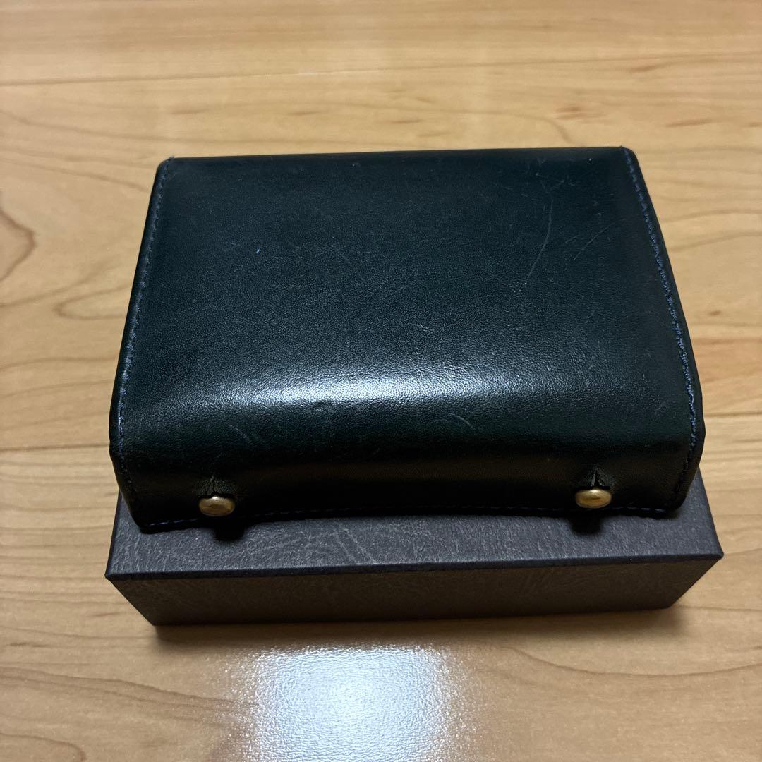 エムピウ m+ millefoglieⅡ ミッレフォッリエ 財布 ブルー