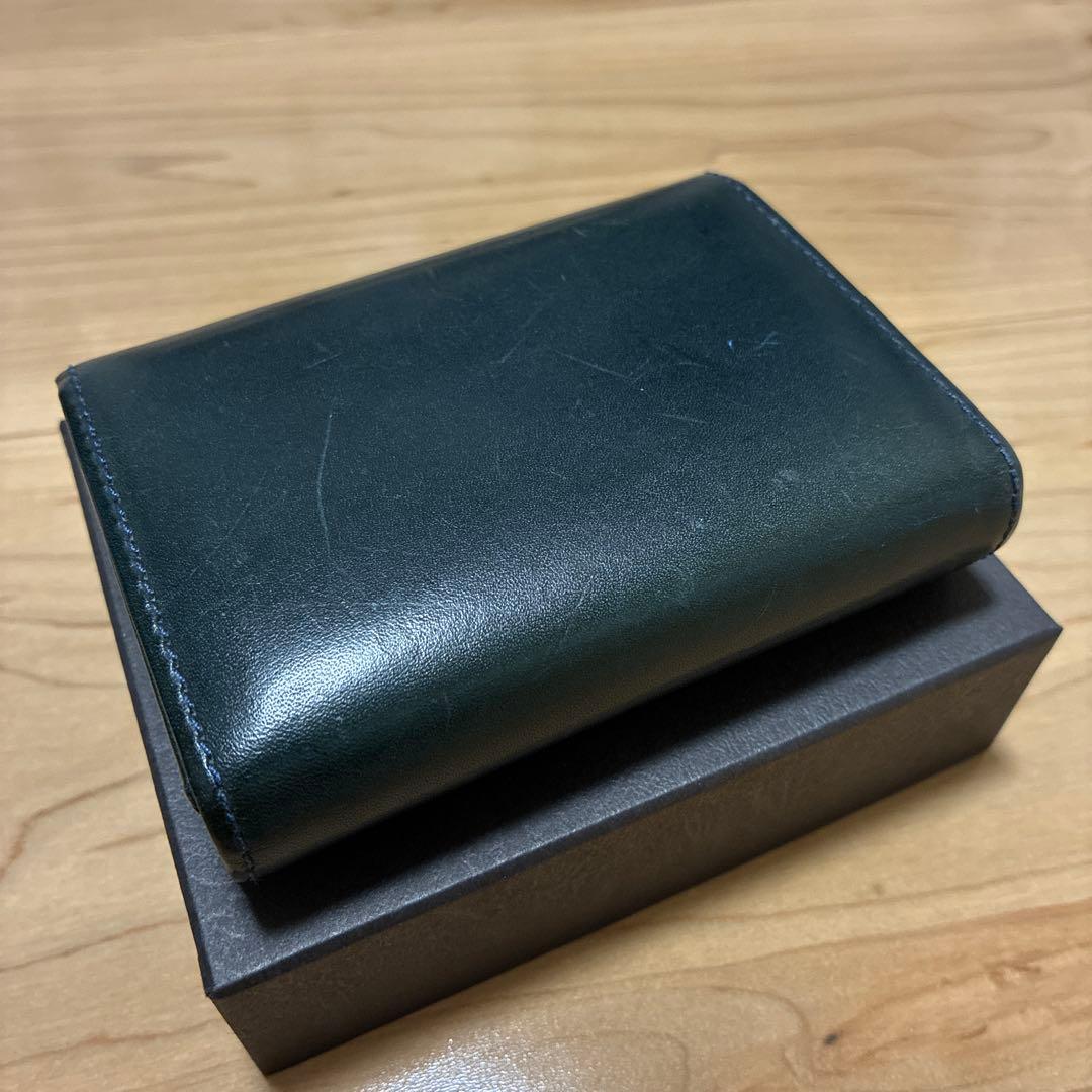 エムピウ m+ millefoglieⅡ ミッレフォッリエ 財布 ブルー