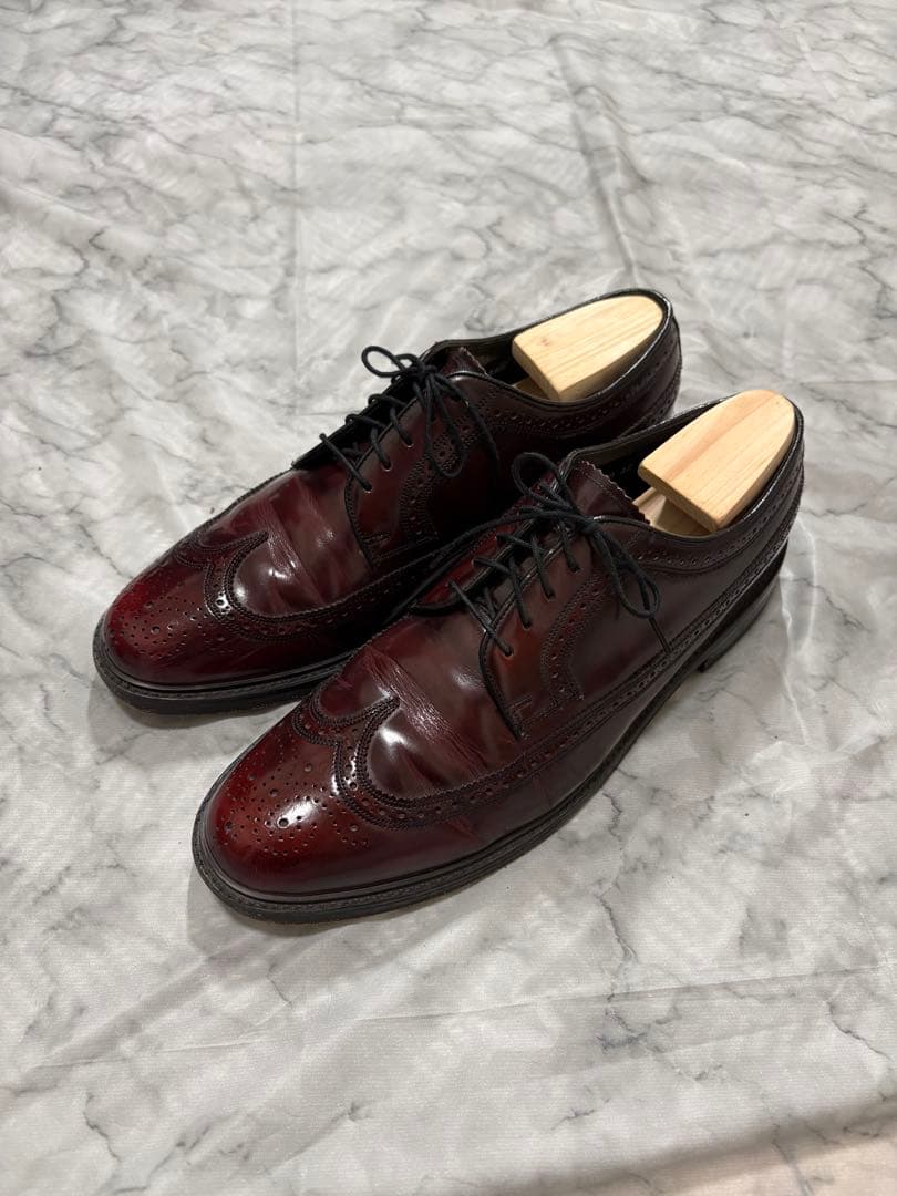 【老舗】Florsheim フローシャイム ウィングチップ　ビジネスシューズ