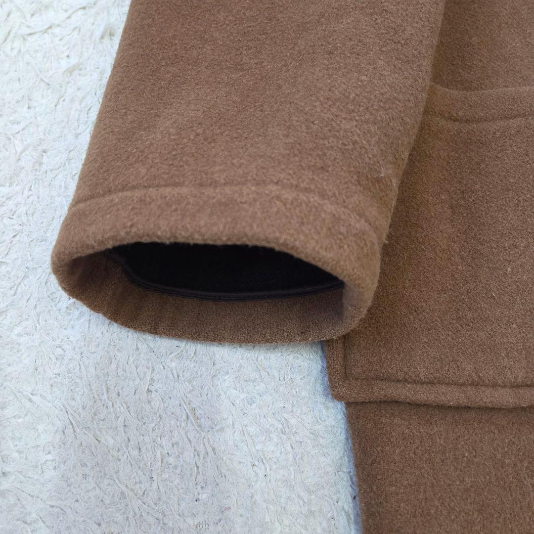 美品 モンゴメリー ダッフルコート カシミヤ混 チベット サイズL相当 ブラウン