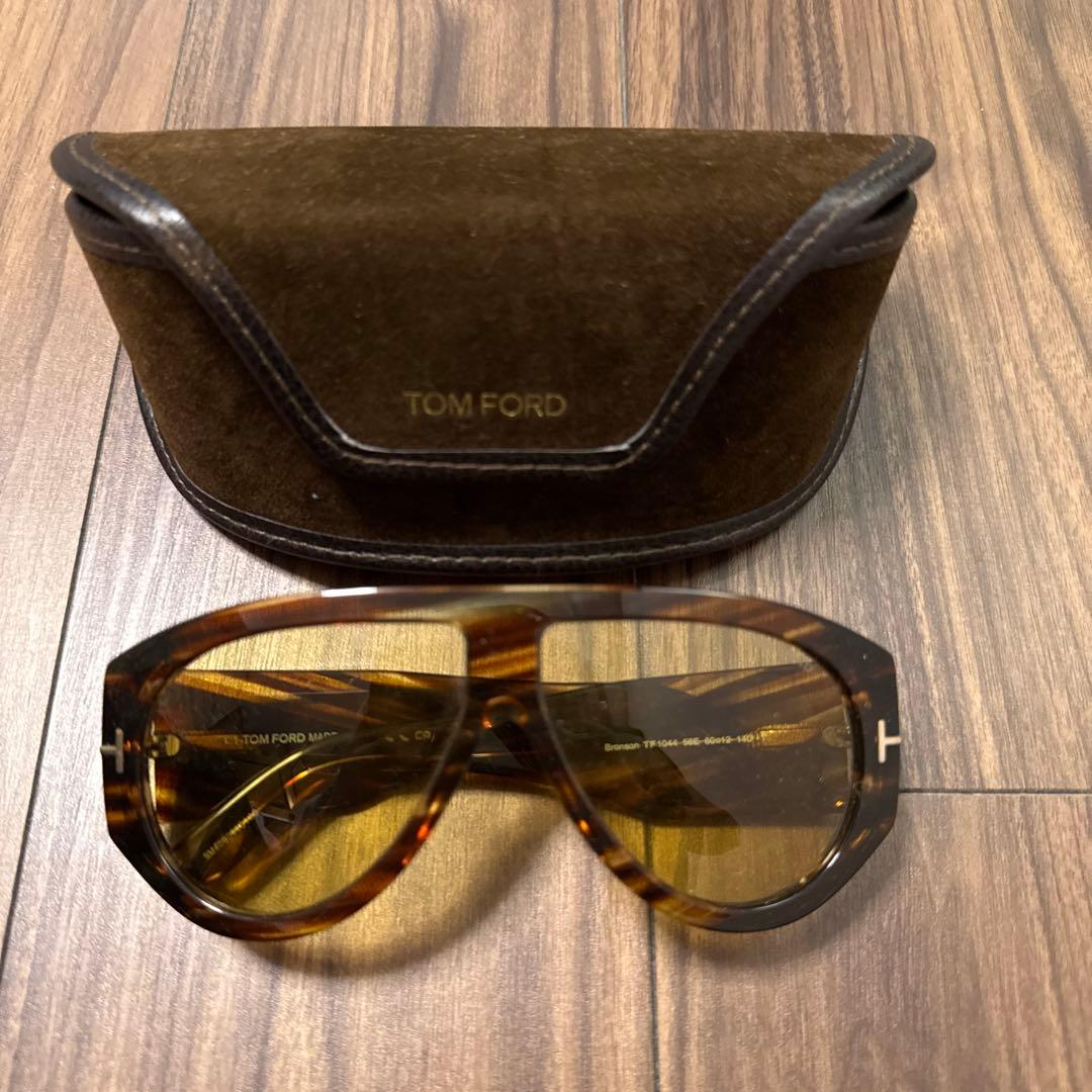 TOM FORD ブラウン サングラス ケース付き