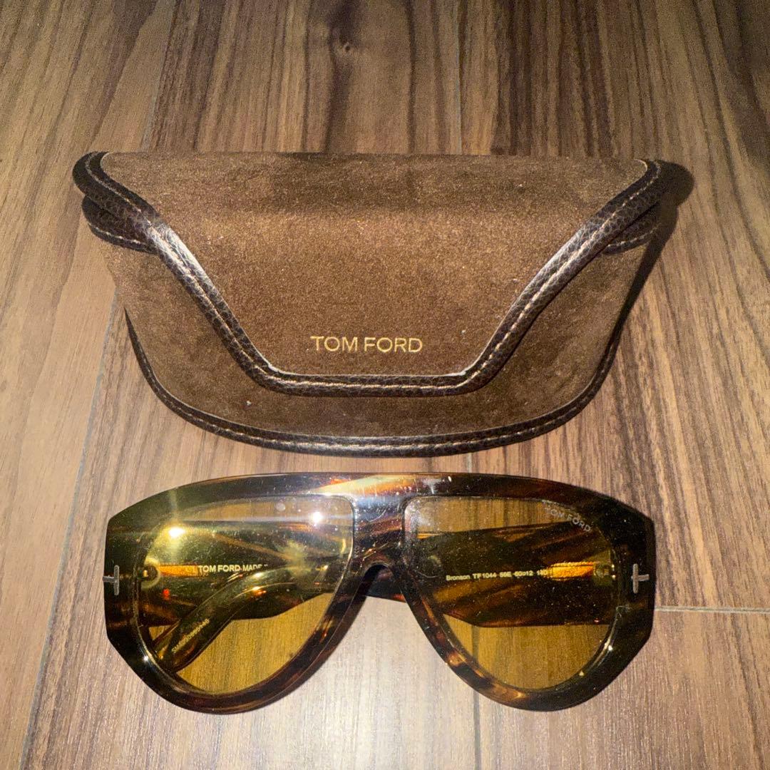 TOM FORD ブラウン サングラス ケース付き