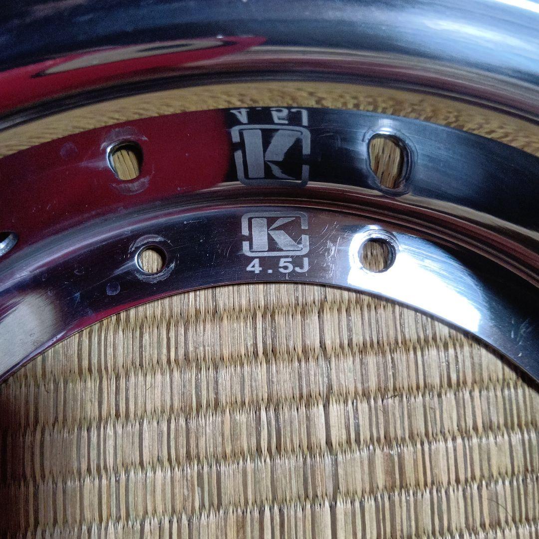 ケップスピード１０インチ4.5J ホイールリム 2個セット