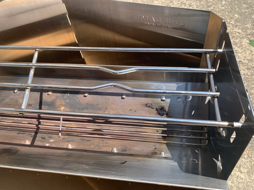 ユニフレーム 薪グリルラージ 焚き火台 旧型