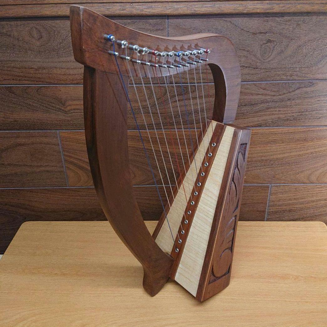 ベイビーハープ 12弦 専用バッグ 教本 チューニングキー付きミッドイースト