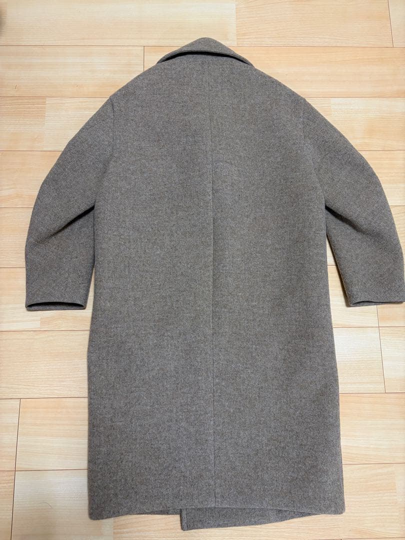 AURALEE 24AW ウールメルトンロングコート サイズ0（小柄な方向け）