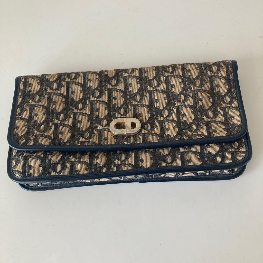 ＊ヴィンテージ＊Dior バッグ＊ クラッチ＊60's＊モノグラム＊ジャンク