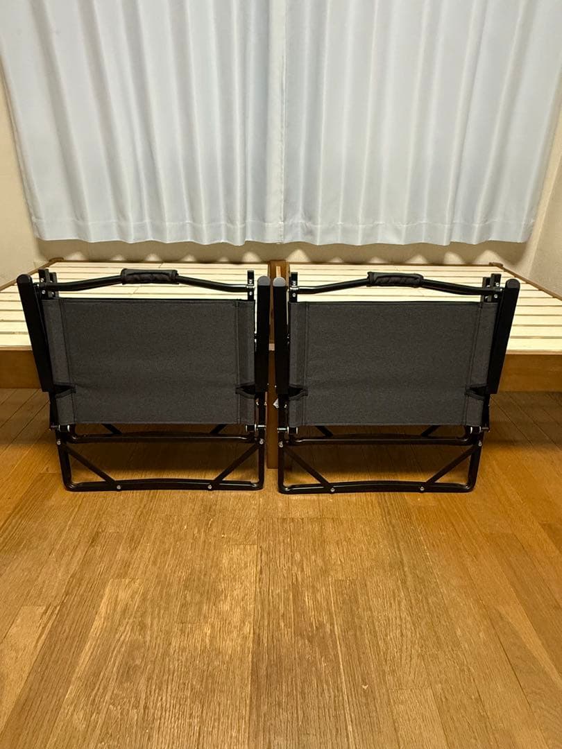 コールマン　ファイヤーサイドフォールディングチェア(ヘザーブラック) 2脚セット