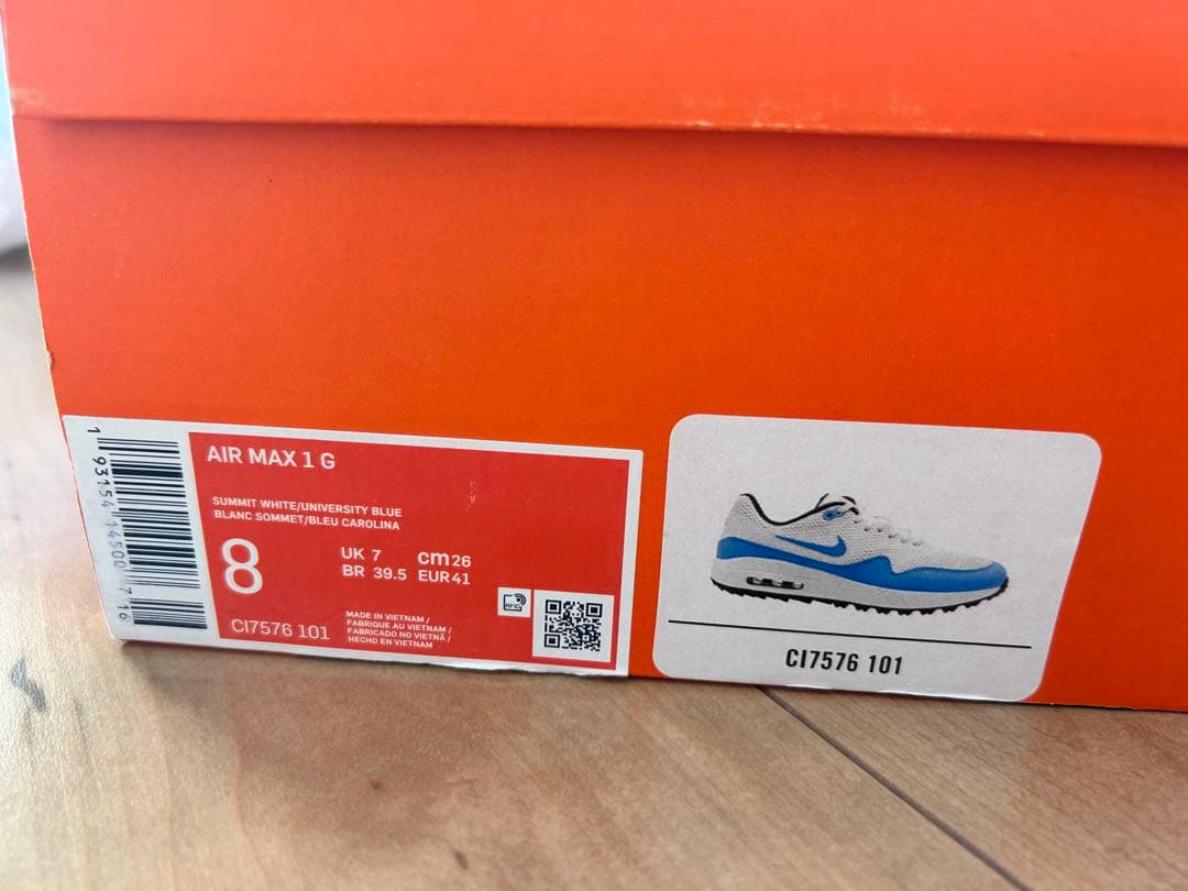 さらに値下げ^_^新品未使用品Nike Air Max 26CMゴルフシューズ