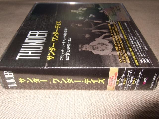 THUNDER,新品未開封,3CD,サンダー,ハードロック,UKロック,限定盤