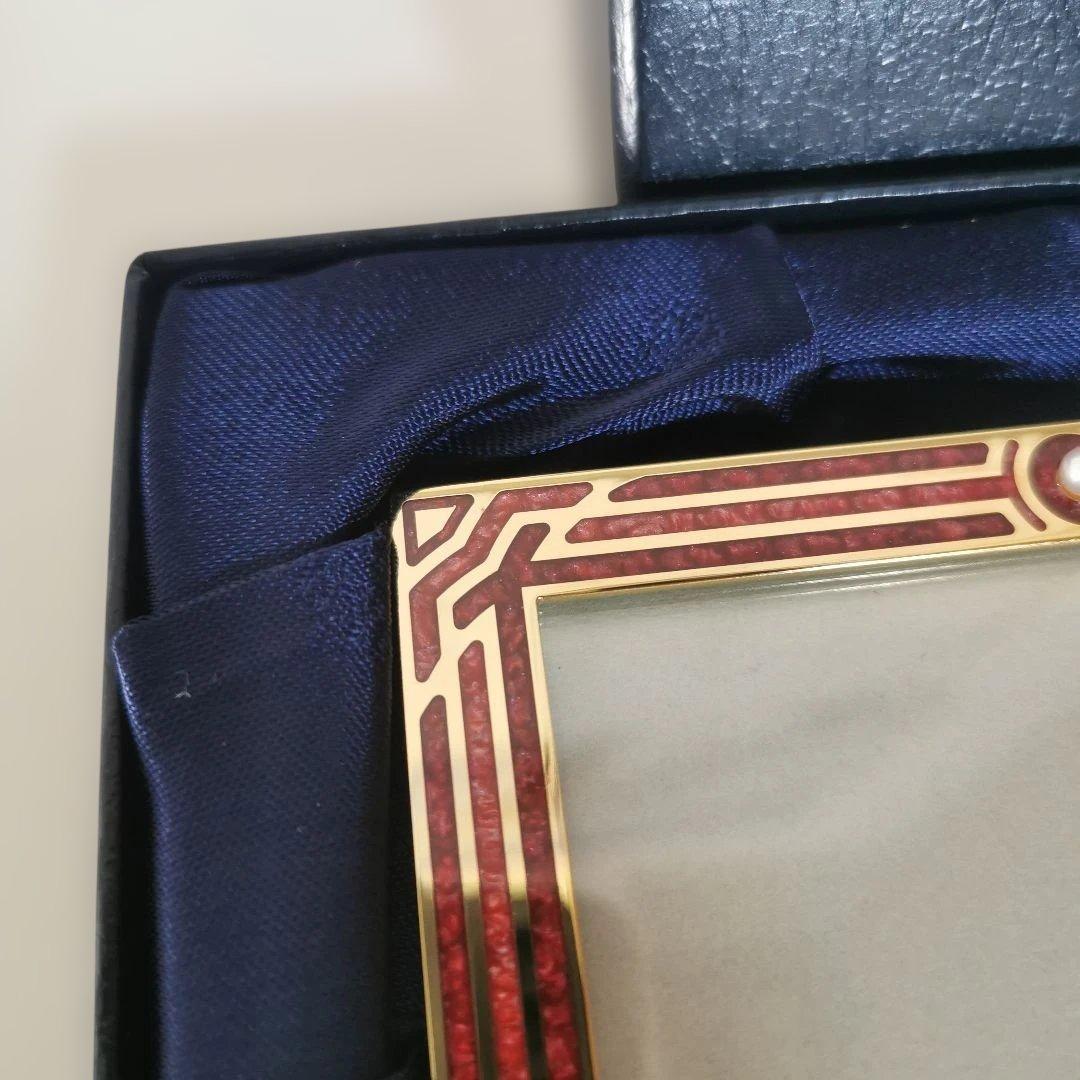 MIKIMOTO フォトフレーム 　クリスタルラッカーパール