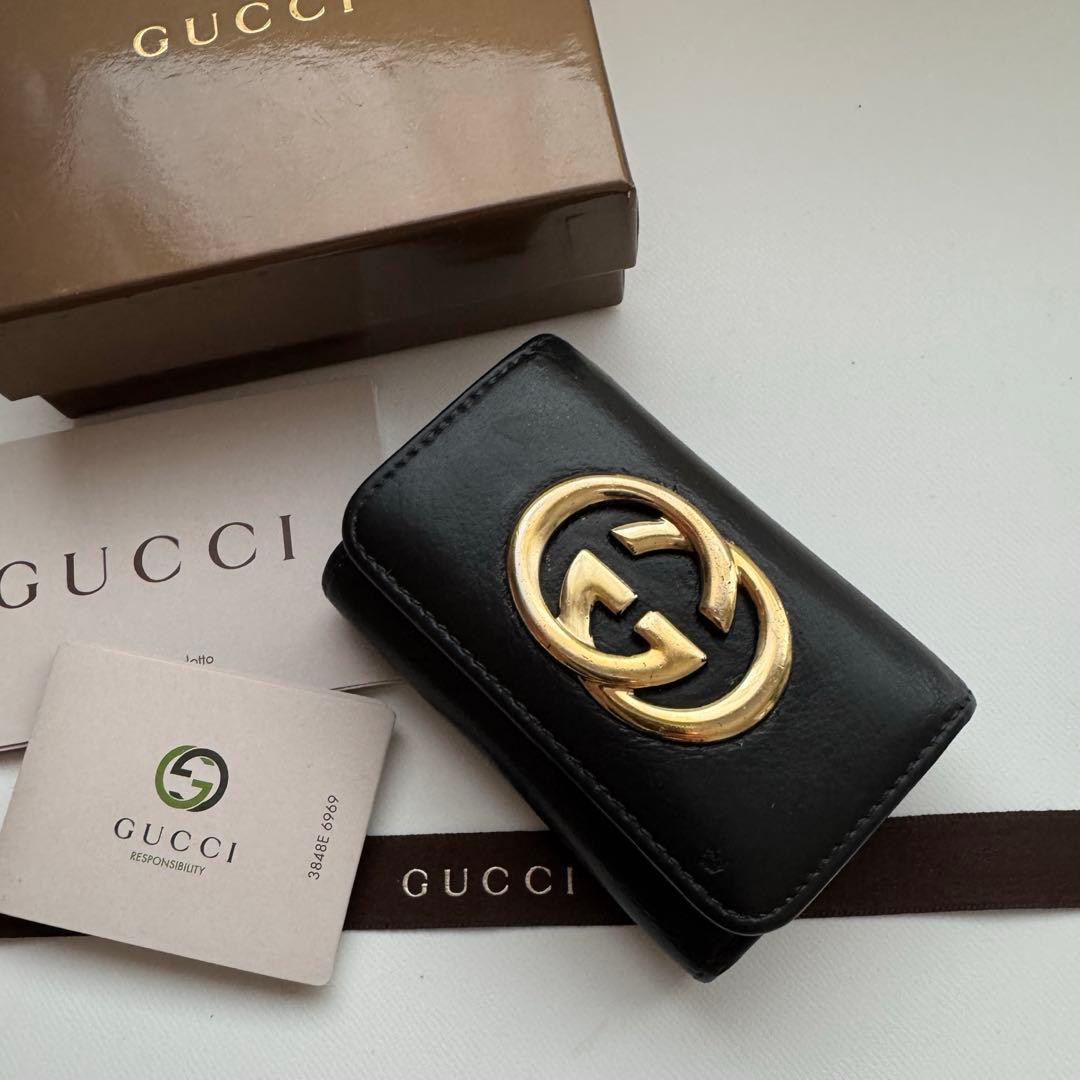 【美品】 96 GUCCI グッチ キーケース