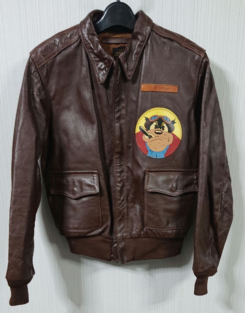 J.A.DOUBOW CHICAGO. A-2 レザー フライトジャケット 38