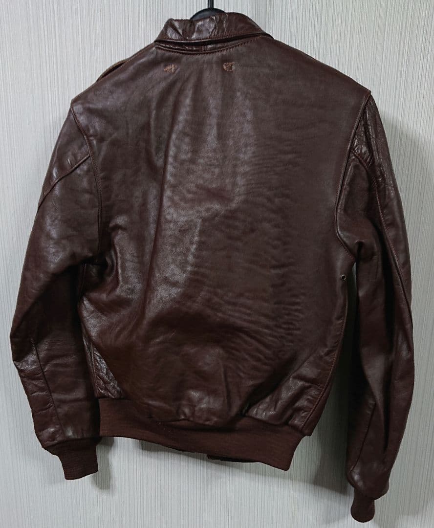 J.A.DOUBOW CHICAGO. A-2 レザー フライトジャケット 38