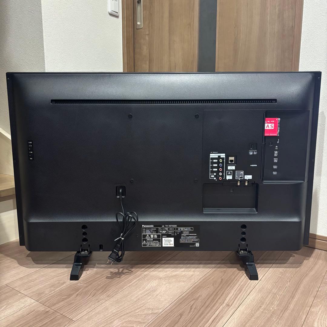 福岡発　パナソニック 43型 4K 液晶テレビ VIERA TH-43FX600