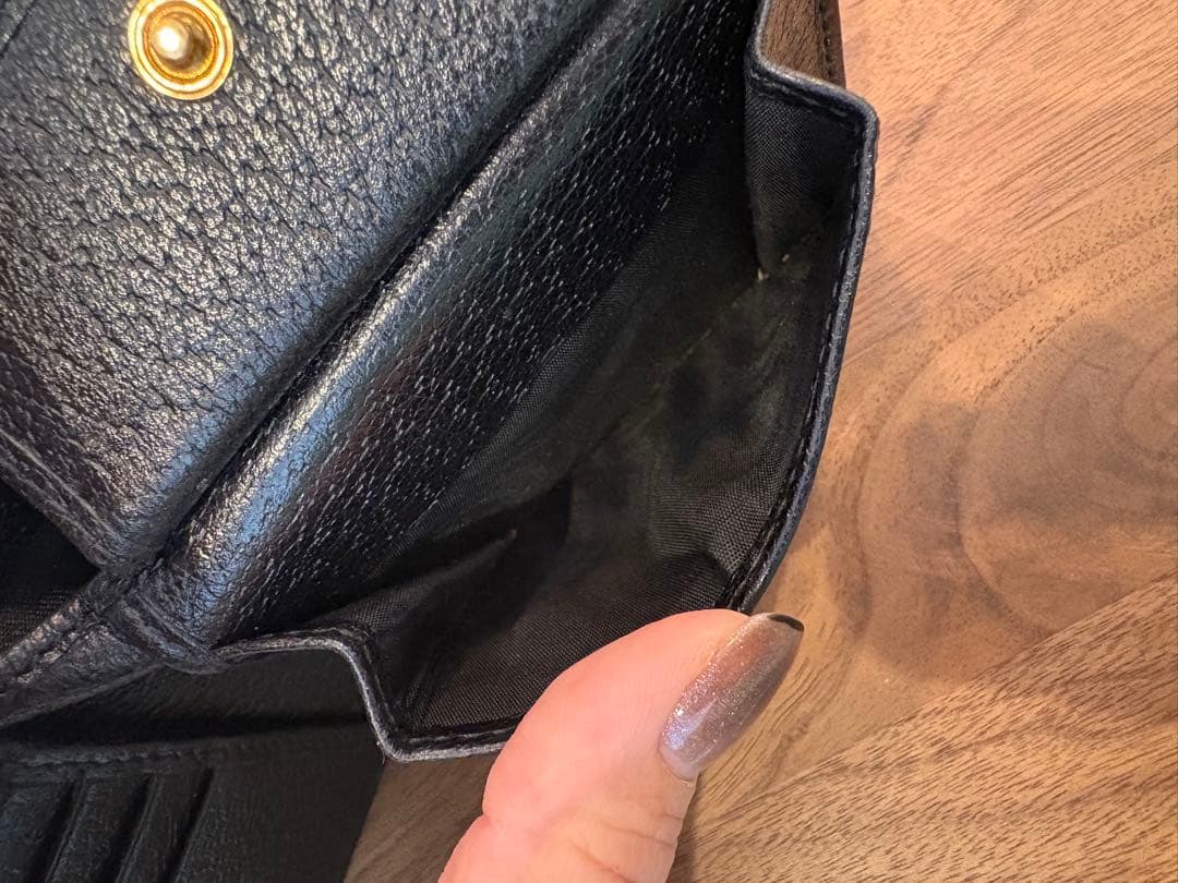 GUCCI ビー&スター 二つ折り財布