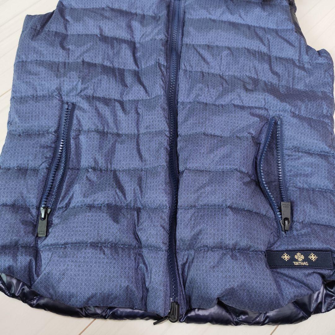 た*う様 美品 TATRAS ファー付リバーシブル キルティング ダウンベスト