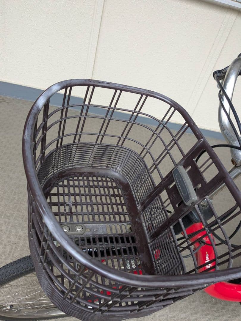 PAS with 赤 電動アシスト自転車 24インチ バッテリー状態良好