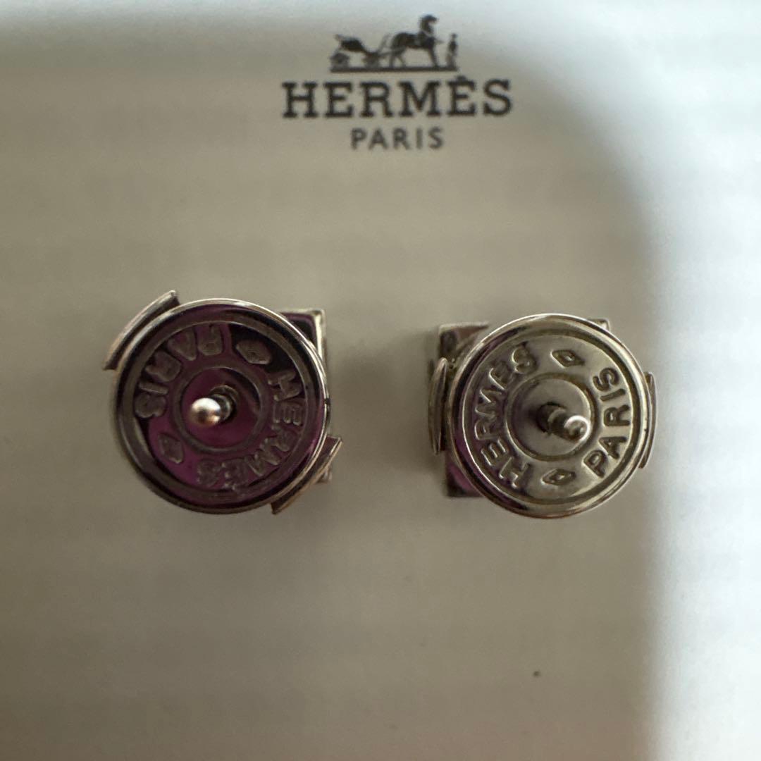 HERMES H字モチーフ ピアス　2月14日迄　お値下げ致します