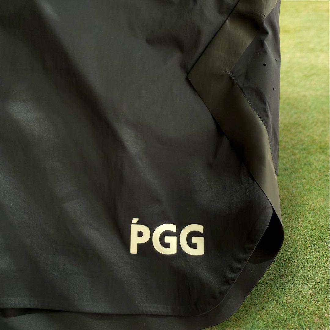 美品　現行モデル　パーリーゲイツ　PGG ハーフパンツ　短パン　濃紺　黒　5 L