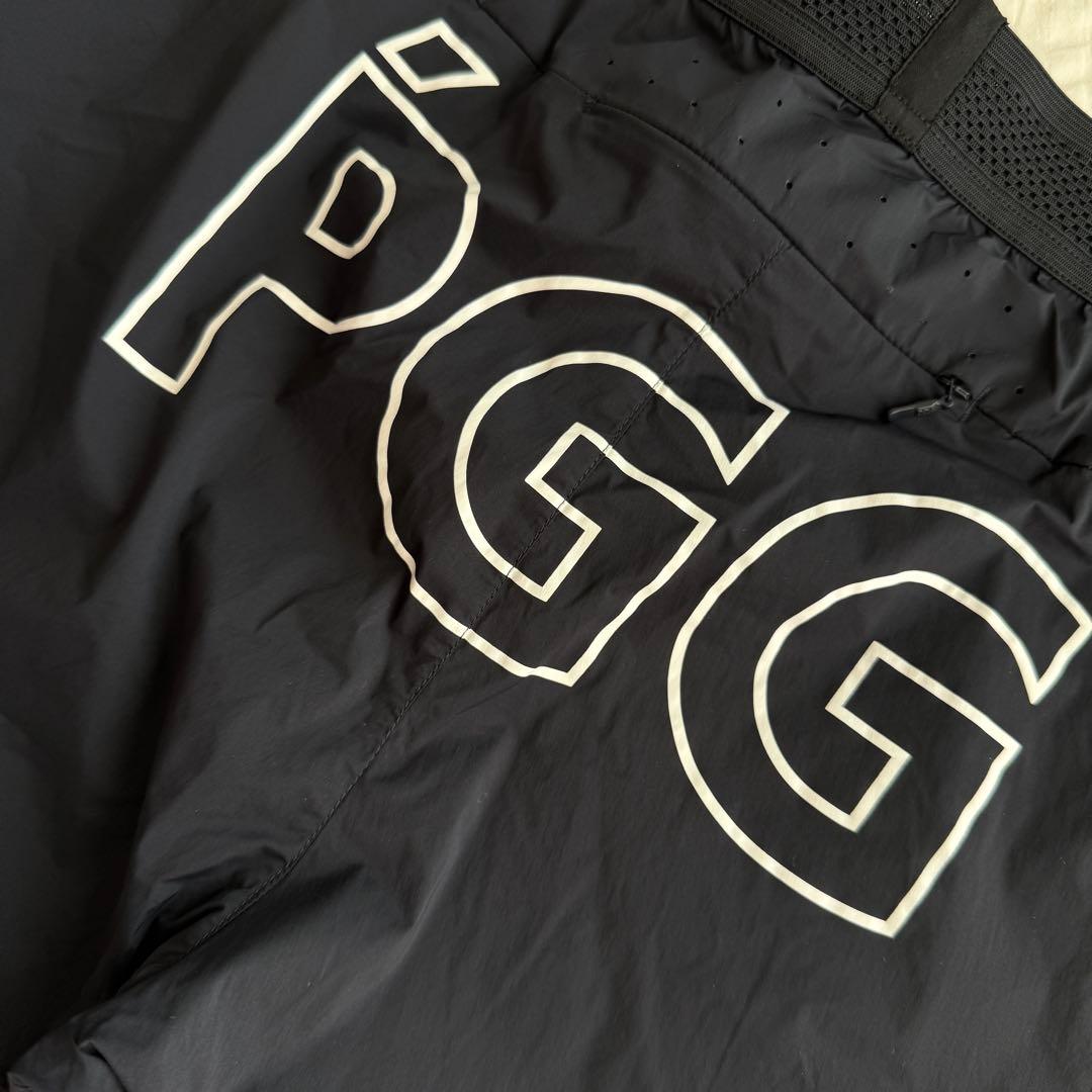 美品　現行モデル　パーリーゲイツ　PGG ハーフパンツ　短パン　濃紺　黒　5 L