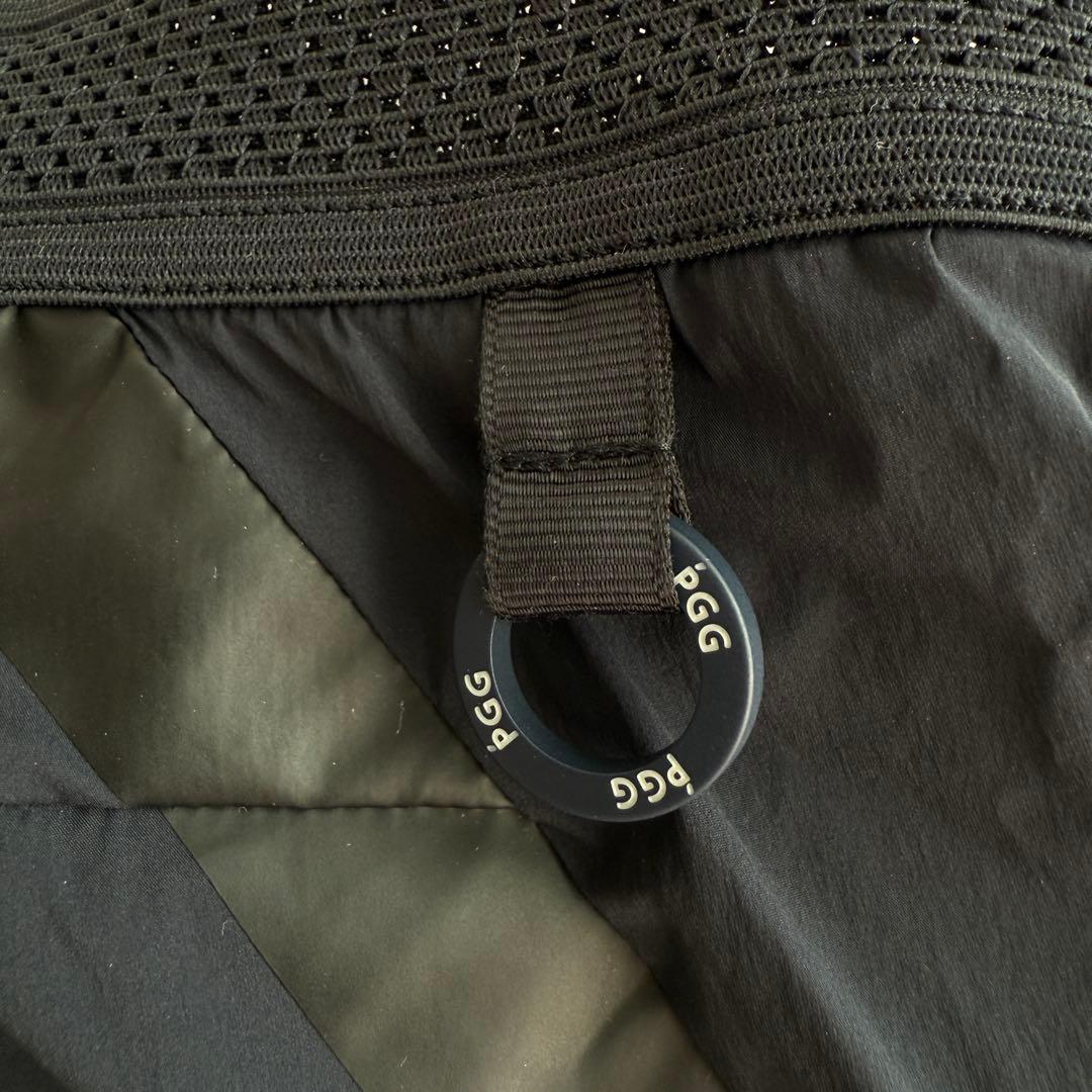 美品　現行モデル　パーリーゲイツ　PGG ハーフパンツ　短パン　濃紺　黒　5 L