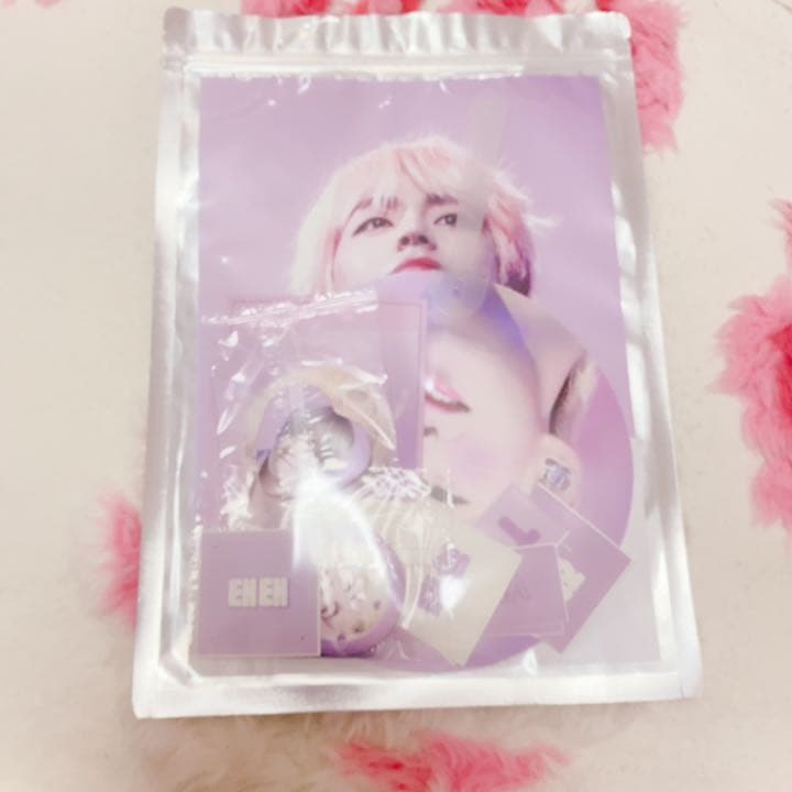 BTS テテ うちわ マスタニム 透明うちわ スローガン