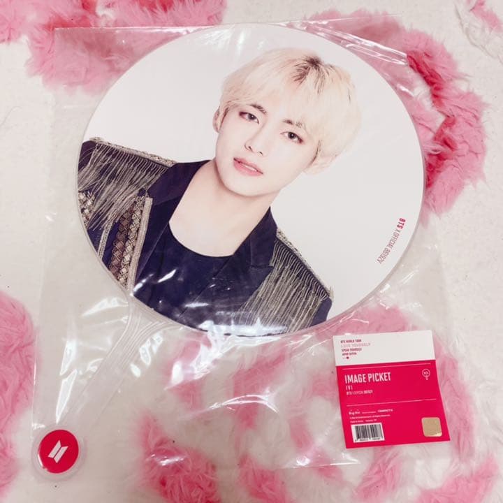 BTS テテ うちわ マスタニム 透明うちわ スローガン