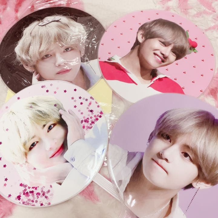 BTS テテ うちわ マスタニム 透明うちわ スローガン