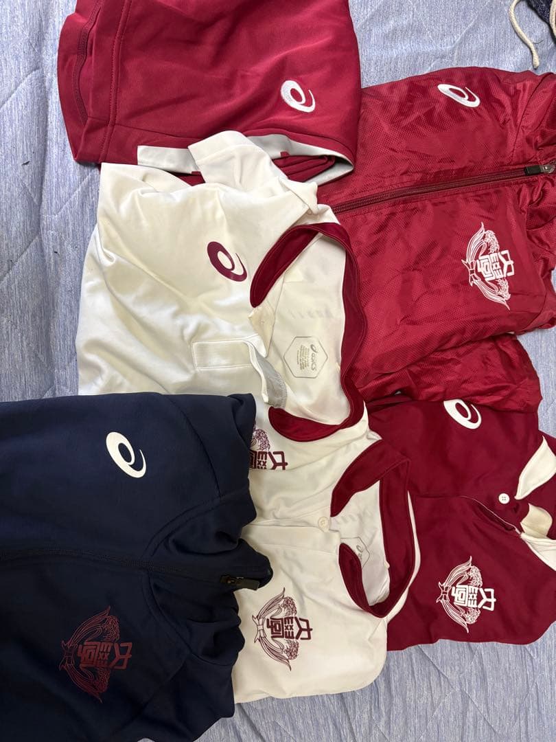 早稲田　ASICS ジャージ 2点セット