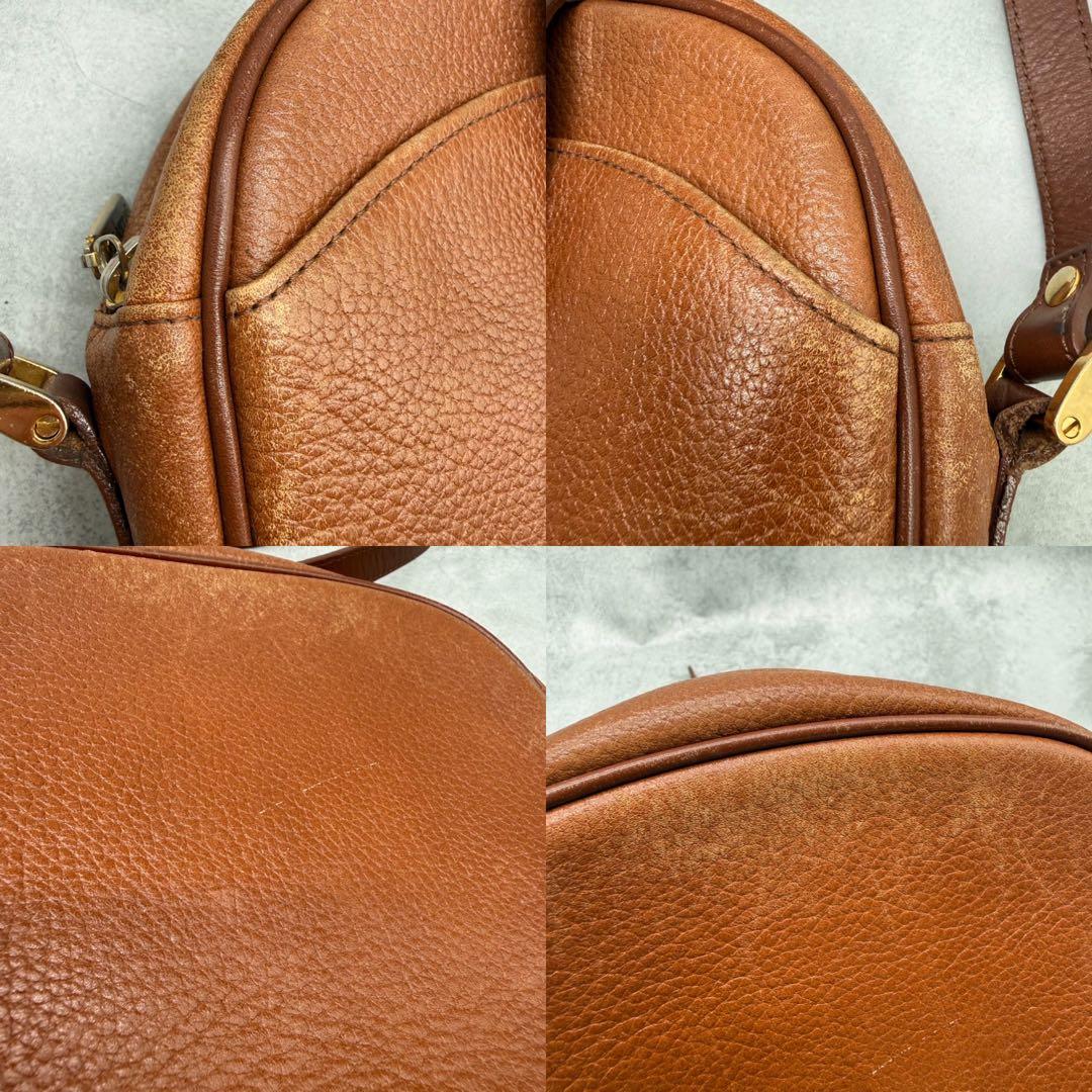 BURBERRYS バーバリー ショルダーバッグ レザー シャドーホース 茶色