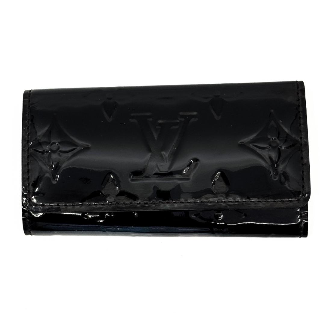 ゆー　超美品　ルイヴィトン　ヴェルニ　4連キーケース　エナメル　ブラック