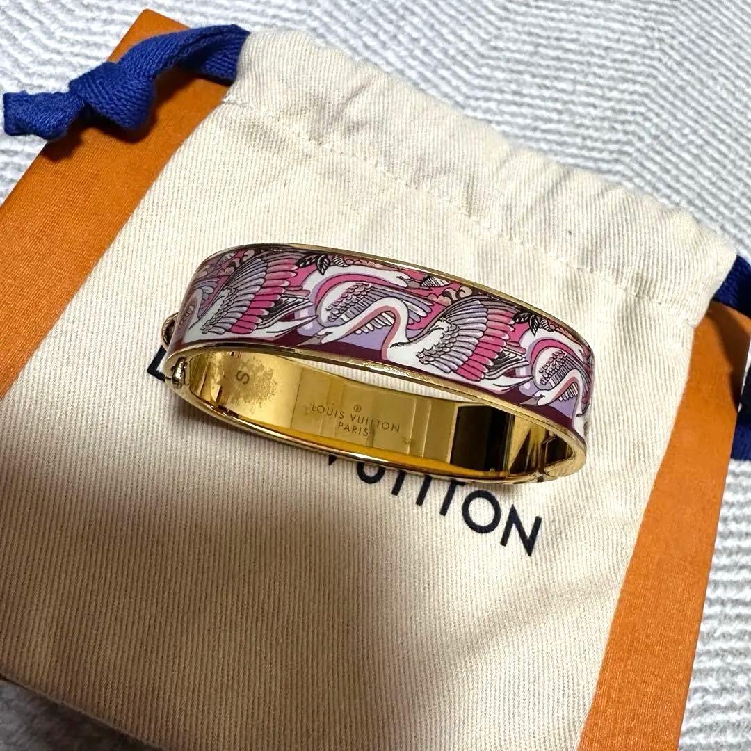 ルイヴィトン バングル 白鳥 ブレスレット