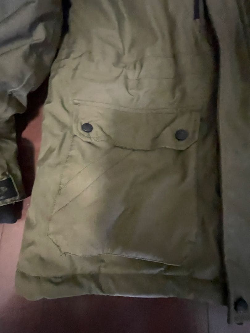 KOMINE・JK-6154 プロテクトウインターコート XL・アーミーグリーン