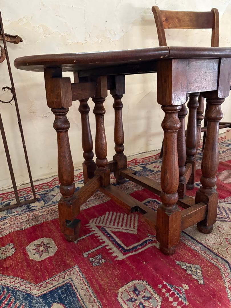 バタフライテーブル　コーヒーテーブル　アンティーク