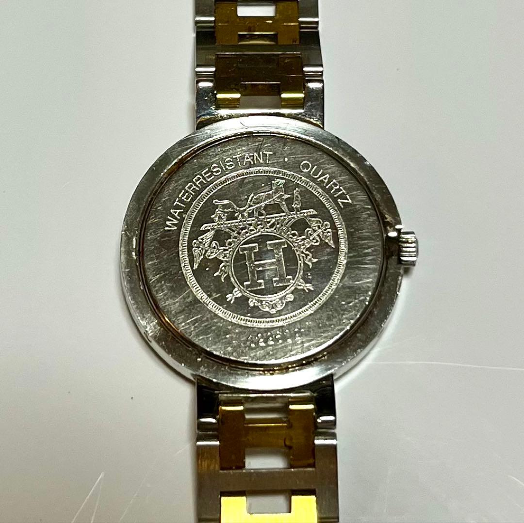 HERMES アナログ腕時計 シルバー/ゴールド