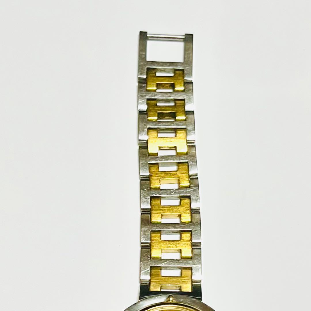 HERMES アナログ腕時計 シルバー/ゴールド