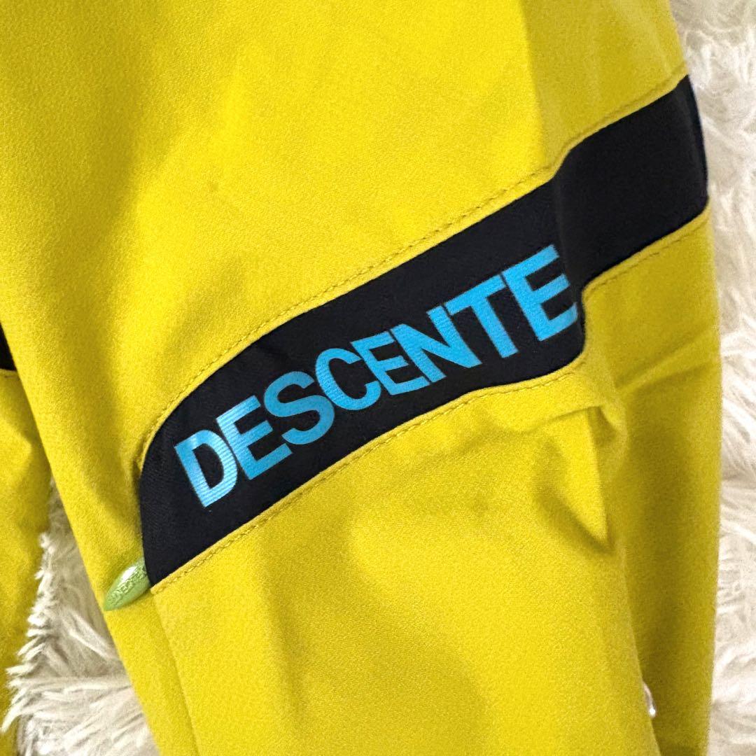美品☆DESCENTE デサント スキーウェア　上下セット　上S 下M 黄色