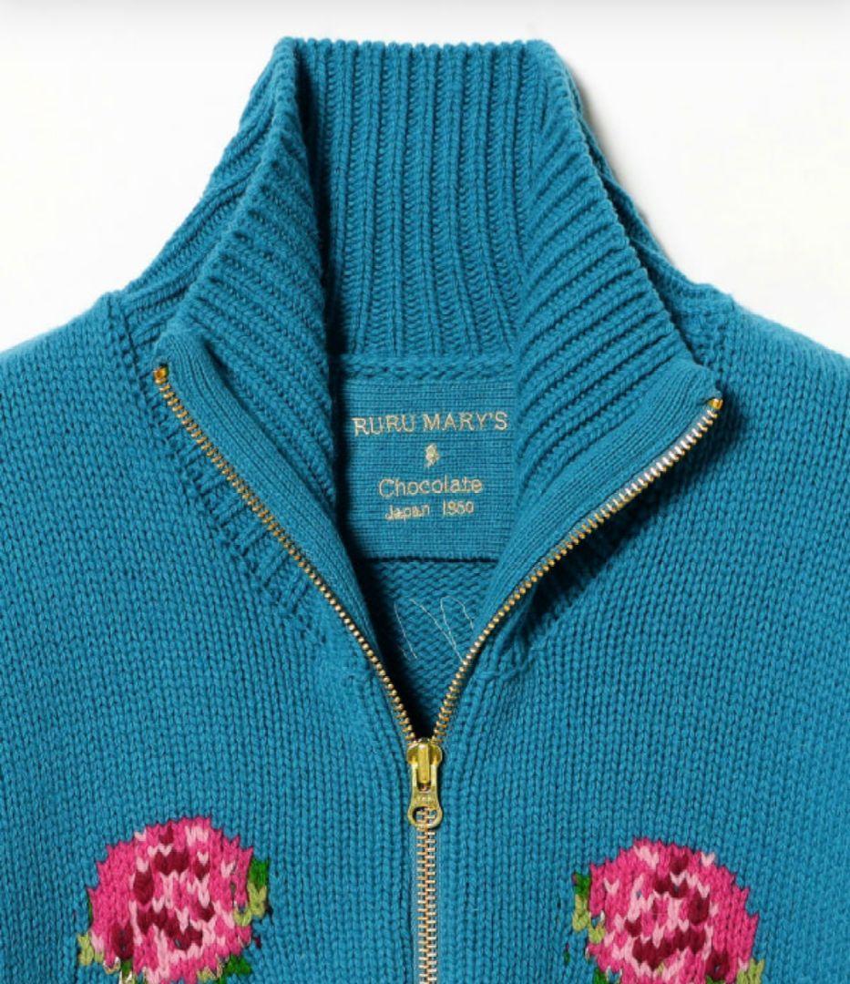 ビームス × ルルメリー RURU MARY'S ジャカードニットアウター